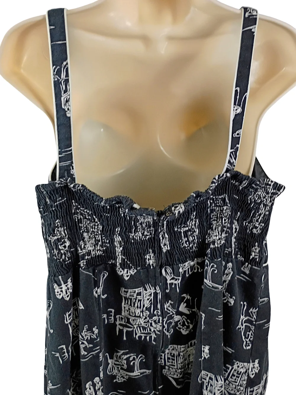 KSL Black and White Printed Midi Dress - Women Size 18W